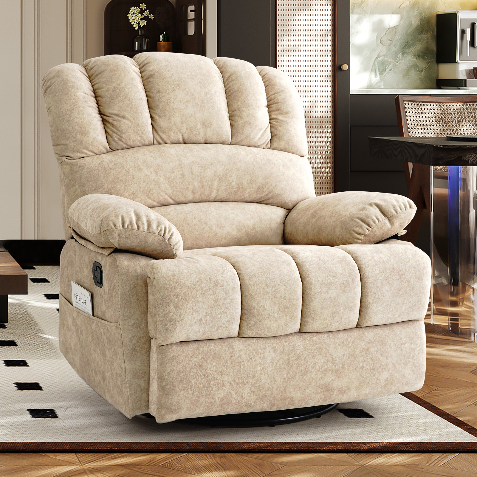 Oversized Swivel Rocker Recliner